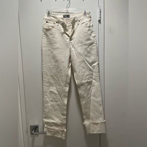 Abercrombie Ultra High Rise Ankle Straight Jeans